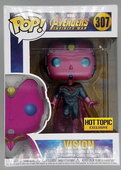 307 Vision - Metallic - Marvel Avengers Infinity War - Exc Funko POP Funko