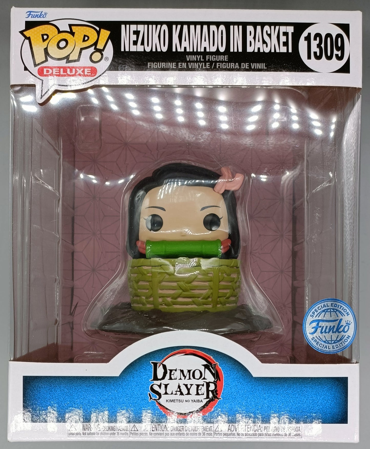 1309 Nezuko Kamado in Basket Deluxe - Demon Slayer Funko POP