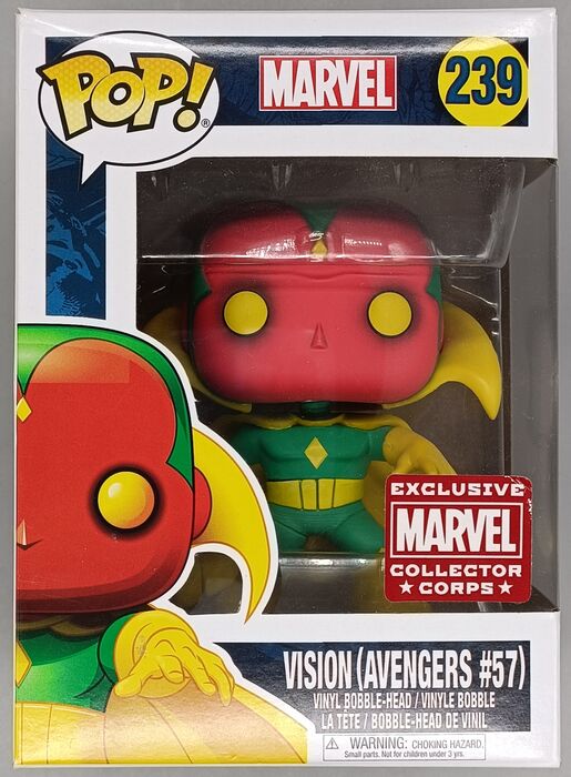 239 Vision (Avengers 57) - Marvel Collectors Corps Box Damaged Funko POP