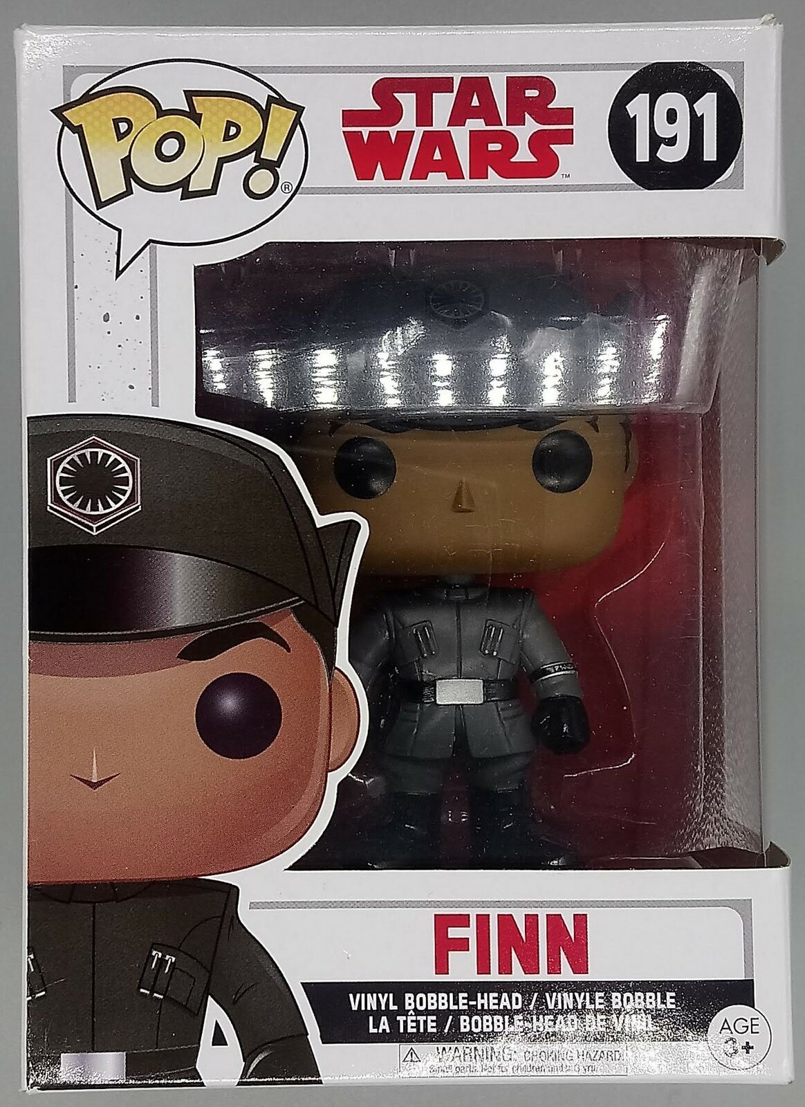 191 Finn (Imperial Disguise) Star Wars Last Jedi Funko POP - Box Damaged Funko