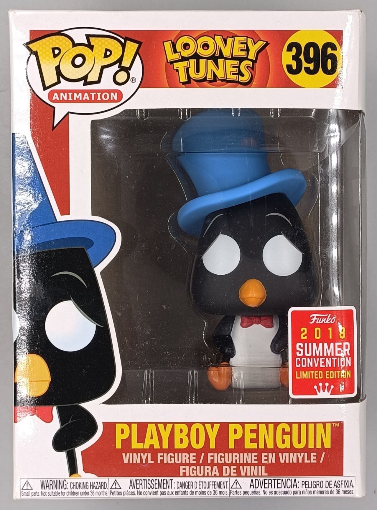 396 Playboy Penguin - Looney Tunes - 2018 Con - Funko POP - Box Damaged - FanofThings.co.uk