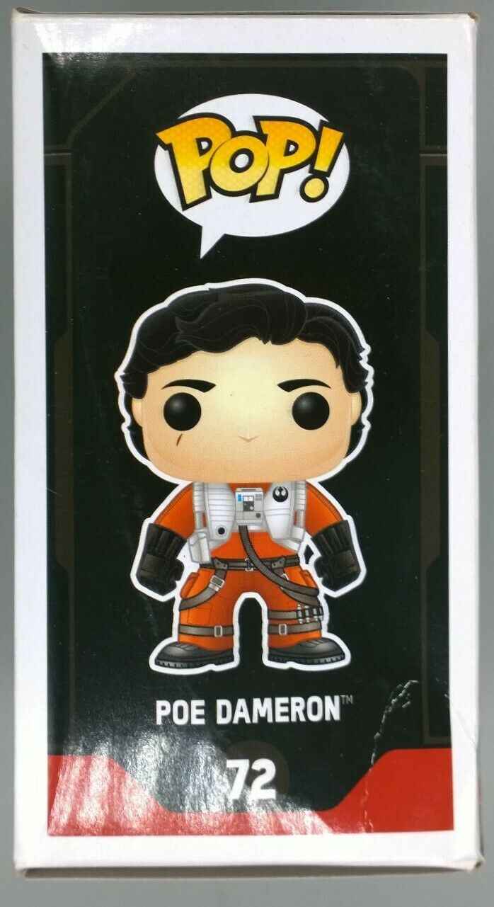 72 Poe Dameron (No Helmet) Star Wars - Funko POP - Box Damaged