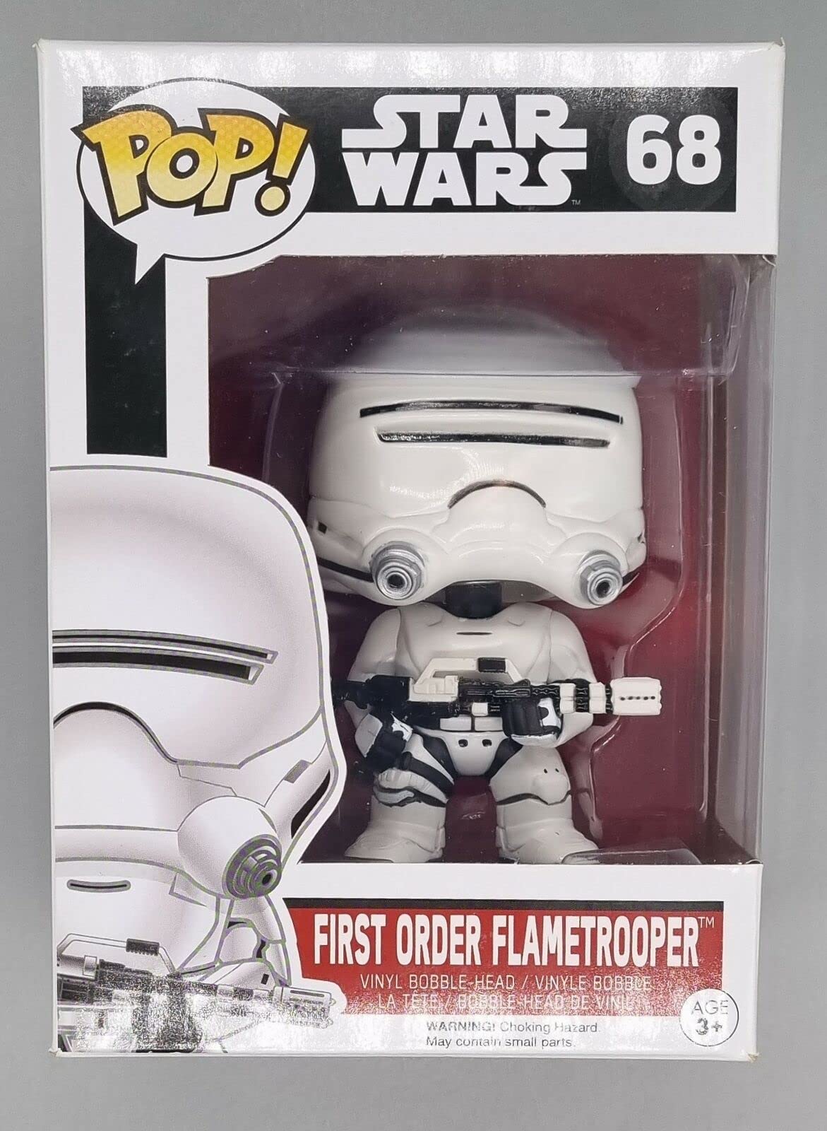 68 First Order Flametrooper (Force Awakens) Star Wars - Funko POP - Box Damaged