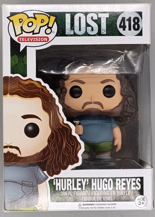 418 Hurley Hugo Reyes - LOST - Box Damaged Funko POP Funko
