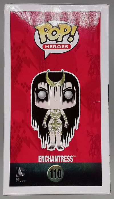 110 Enchantress  Suicide Squad  DC Legion of Collectors Damaged Box Funko POP
