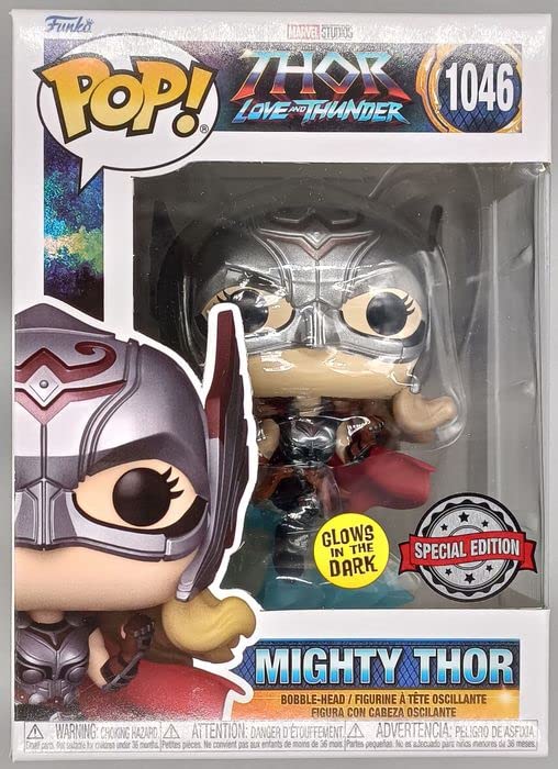 1046 Mighty Thor - Glow - Marvel Thor Love & Thunder Funko POP - Box Damaged Funko