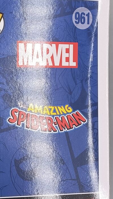 961 Doppelganger SpiderMan Metallic - Marvel - Box Damaged Funko POP