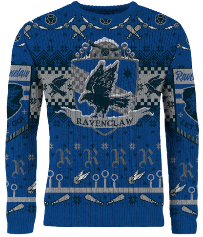 Harry Potter: Ravenclaw Quidditch Christmas Jumper (Size: XS)