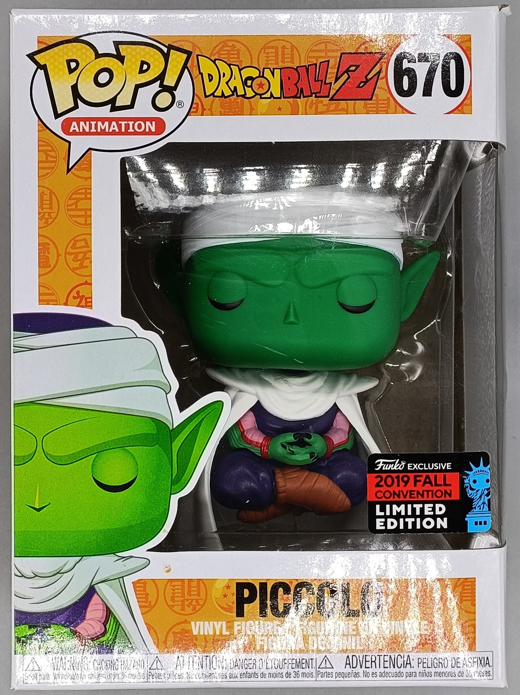 670 Piccolo (Lotus) Dragon Ball Z - 2019 Con - Box Damaged Funko POP