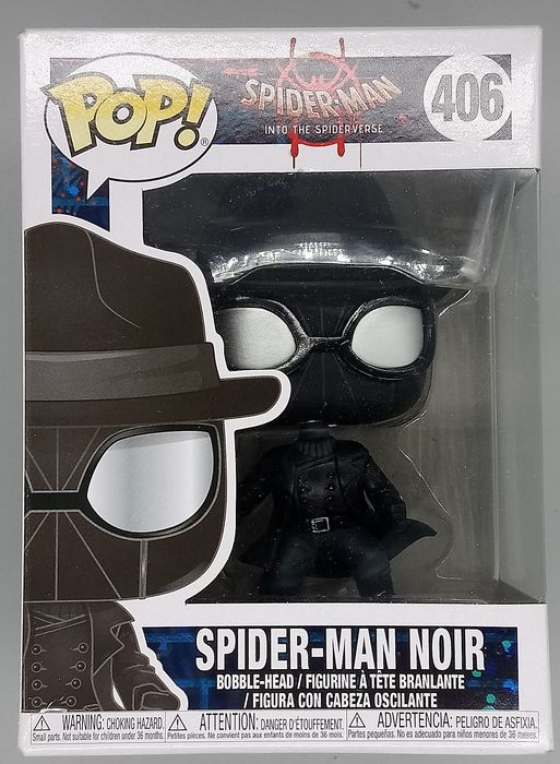 406 Spider-Man Noir (Hat) Marvel Spiderman Into The Spiderverse Funko POP