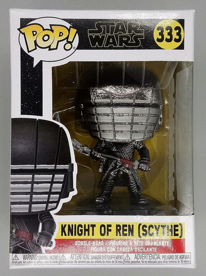 333 Knight of Ren (Scythe- Hematite) Chrome - Star Wars Funko POP Funko