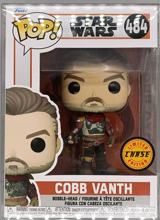 484 Cobb Vanth (w/o Helmet) Chase - Star Wars Mandalorian Funko POP Funko