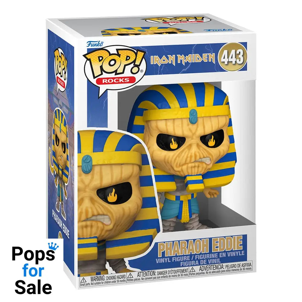 443 Pharoah Eddie - Iron Maiden - Rocks Funko POP - Brand New