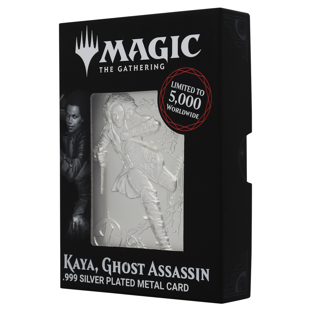 Magic the Gathering Limited Edition .999 Silver Plated Kaya, Ghost Assassin Ingot