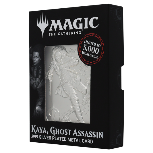 Magic the Gathering Limited Edition .999 Silver Plated Kaya, Ghost Assassin Ingot