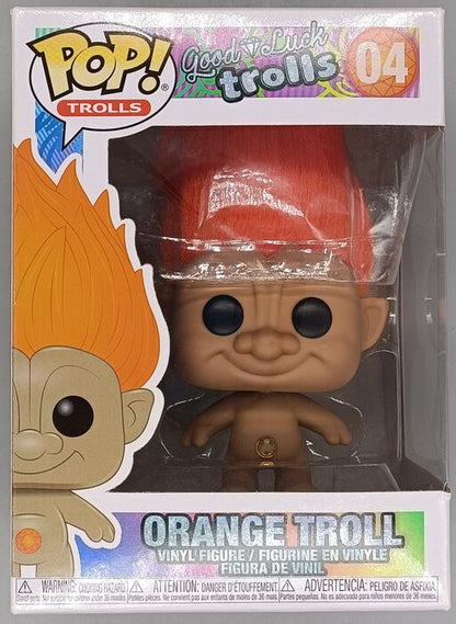 04 Orange Troll - Trolls - Box Damaged Funko POP Funko