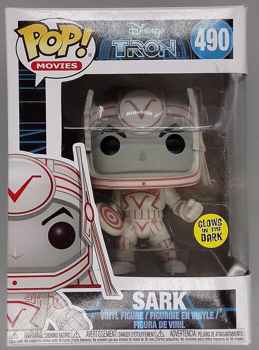 490 Sark - Glow in the Dark - TRON - Box Damaged Funko POP