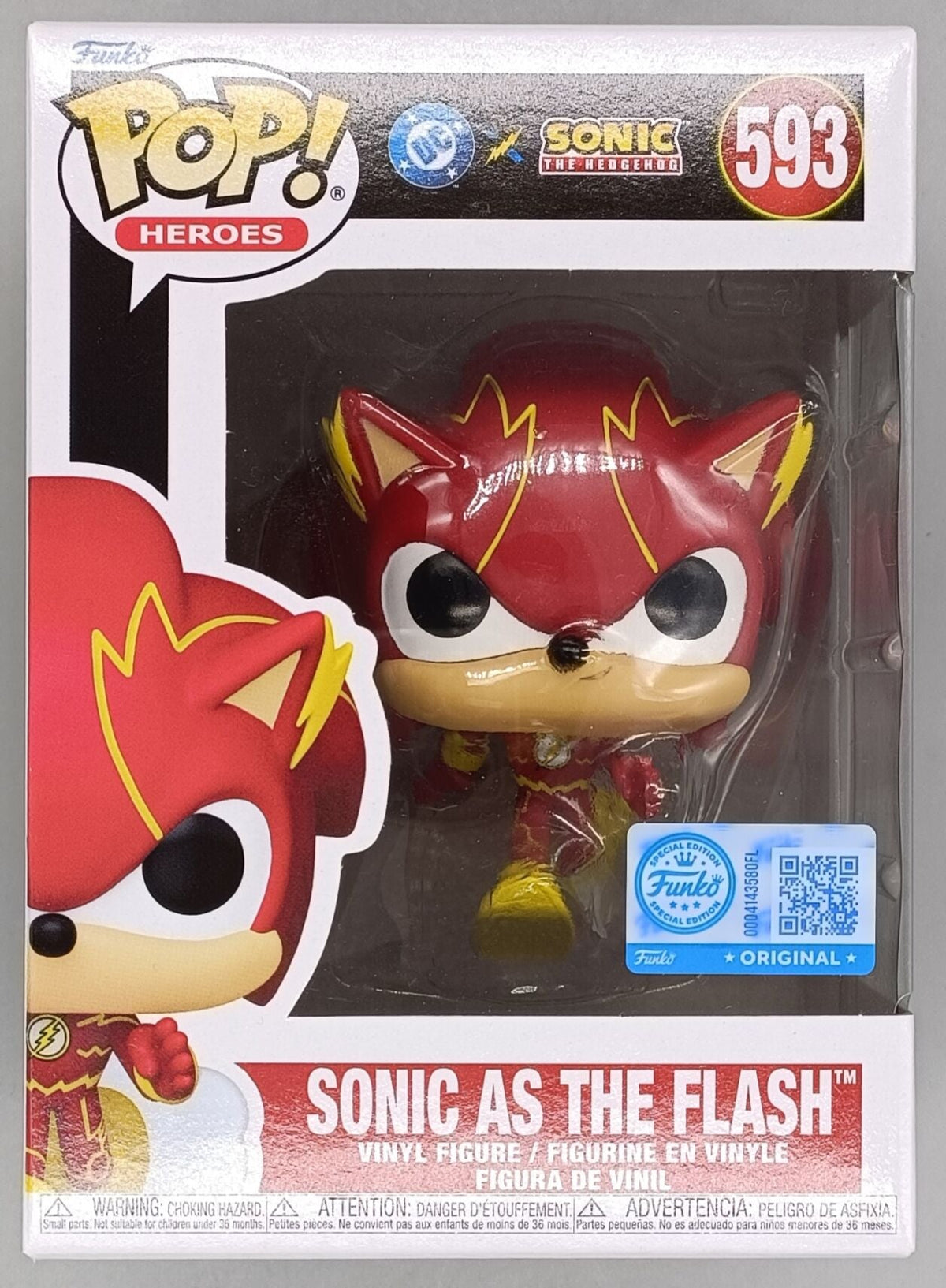 593 Sonic as The Flash - DC x Sonic the Hedgehog Funko POP Funko