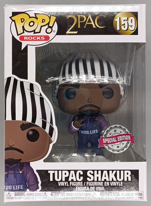 159 Tupac Shakur (Thug Life) - 2Pac - Box Damaged Funko POP