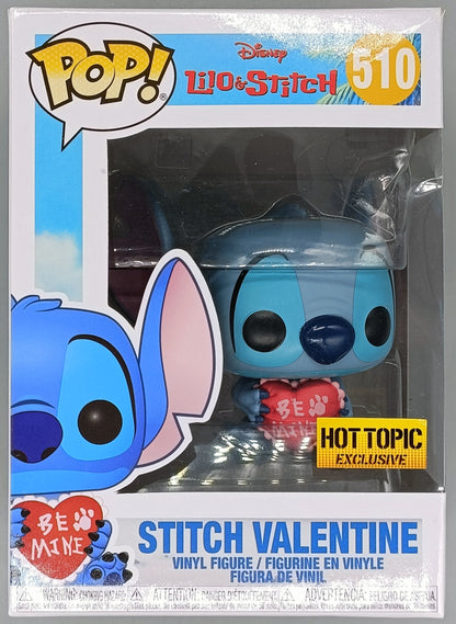 510 Stitch Valentine - Disney - Lilo & Stitch - Box Damaged Funko POP Funko