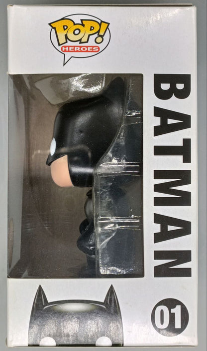 01 Batman (DC Universe) Metallic Chase - Funko POP - Box Damaged
