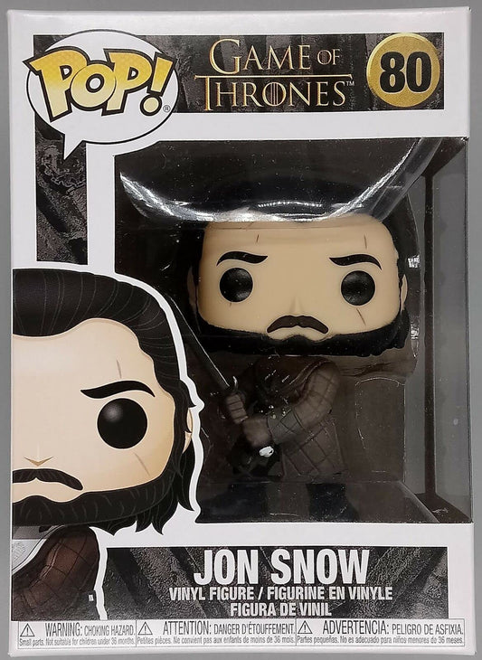 80 Jon Snow (Battle) - Game of Thrones - Box Damaged Funko POP