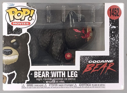 1452 Bear with Leg Movies - Cocaine Bear - Horror - Funko POP - Box Damaged Funko