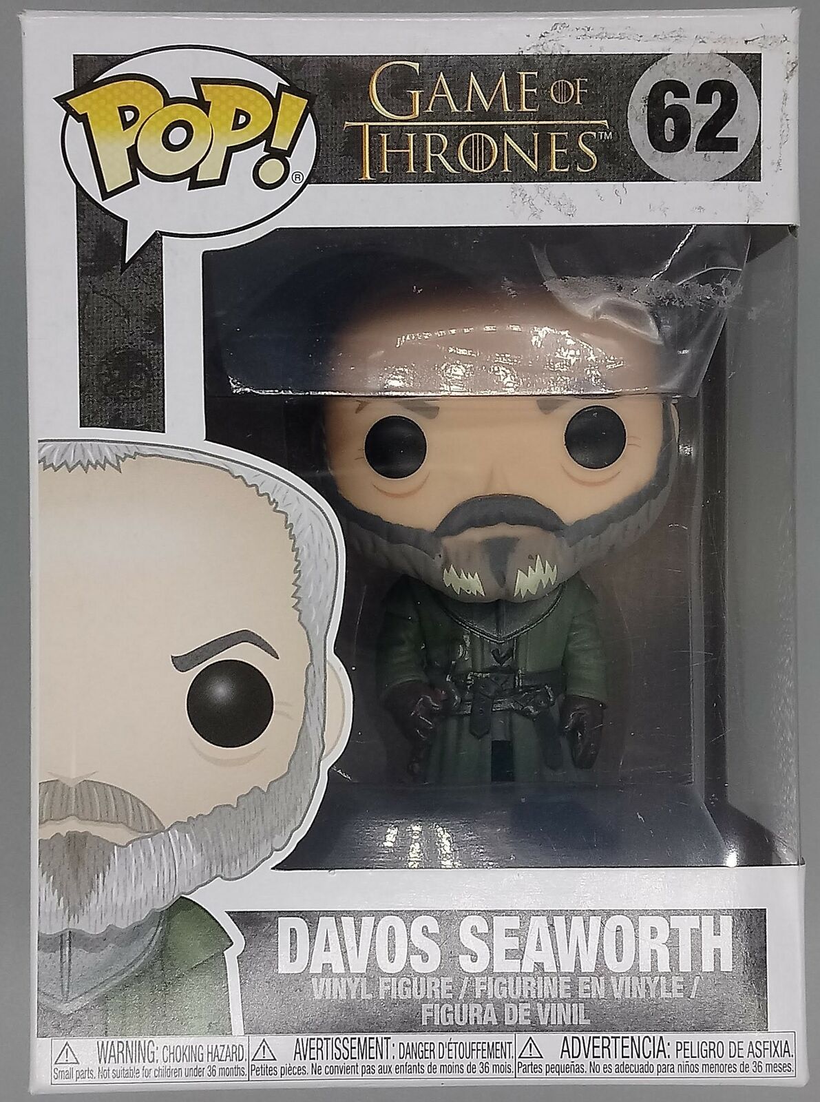 62 Davos Seaworth - Game of Thrones - Box Damaged Funko POP