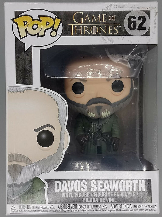 62 Davos Seaworth - Game of Thrones - Box Damaged Funko POP