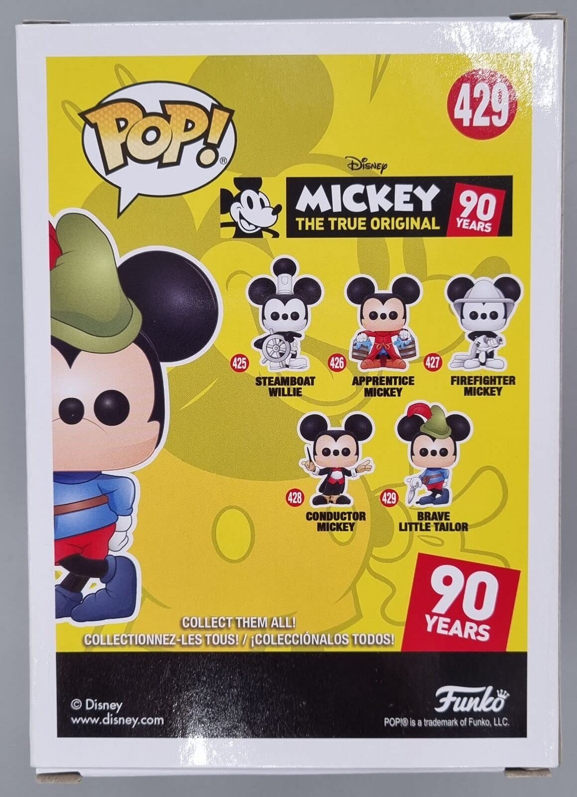 429 Brave Little Tailor Disney Mickey's 90th Funko POP - Box Damaged