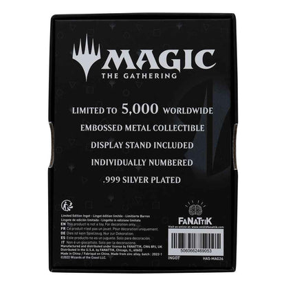 Magic the Gathering Limited Edition .999 Silver Plated Kaya, Ghost Assassin Ingot