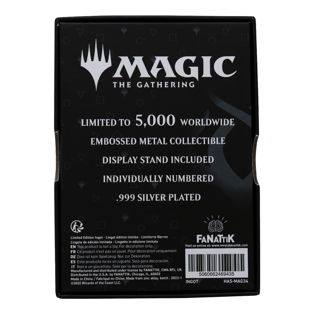Magic the Gathering Limited Edition .999 Silver Plated Vraska Ingot