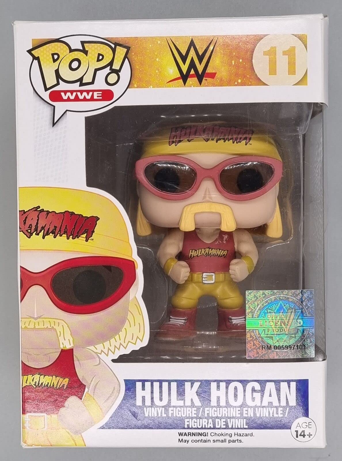 11 Hulk Hogan - WWE - Funko POP - Box Damaged Funko