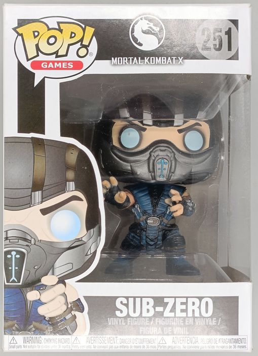 251 Sub-Zero - Mortal Kombat - Funko POP - Box Damaged Funko