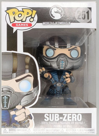 251 Sub-Zero - Mortal Kombat - Funko POP - Box Damaged Funko
