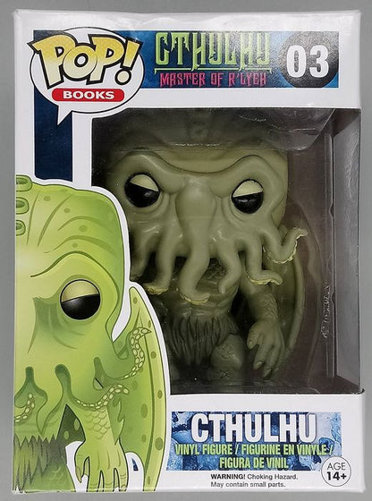 03 Cthulhu - Books - H P Lovecraft - Box Damaged Funko POP
