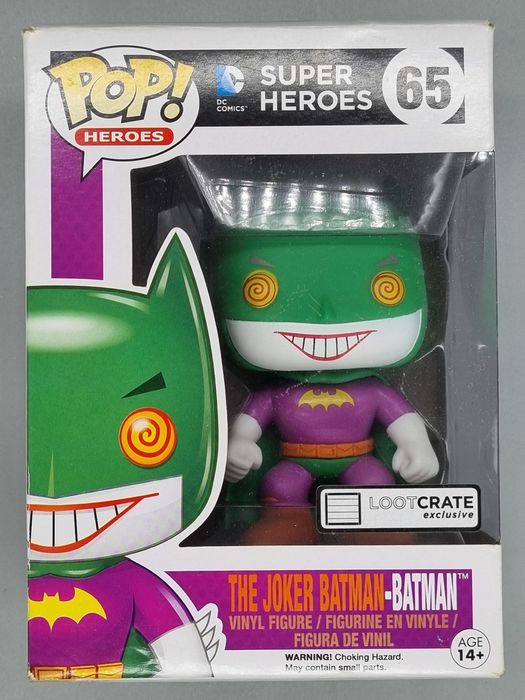 65 The Joker Batman-Batman - DC Super Heroes - Box Damaged Funko POP