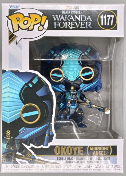 1177 Okoye (Midnight Angel) Marvel Wakander Forever Box Damaged Funko POP