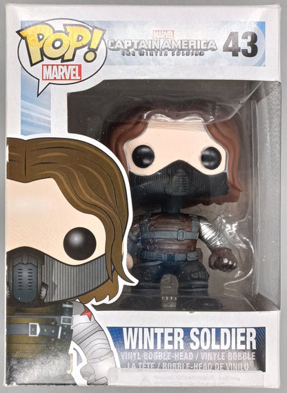 43 Winter Soldier (Unmasked) Marvel Captain America Box Damaged Funko POP