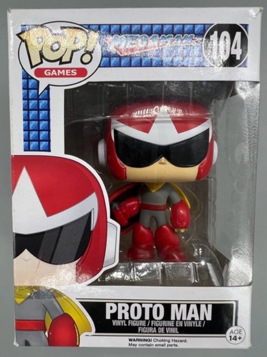 104 Proto Man - Mega Man - Box Damaged Funko POP