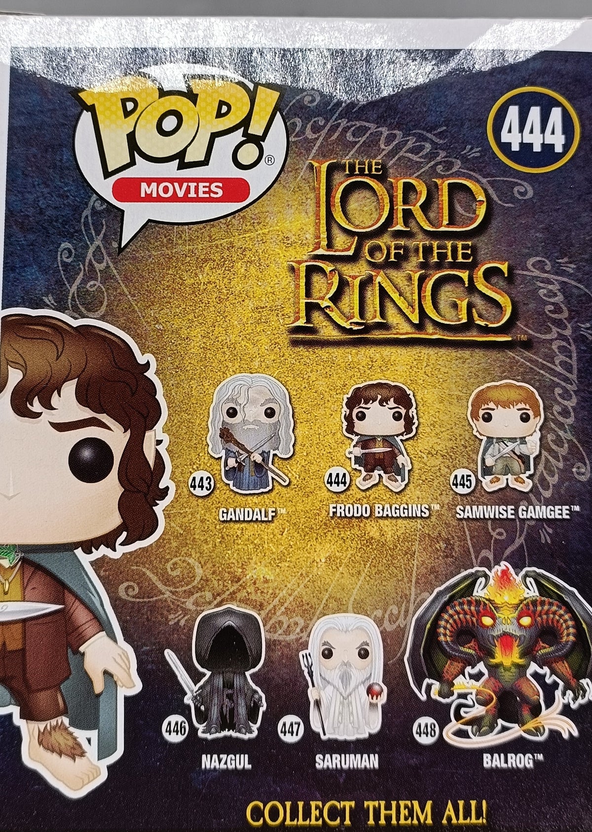 444 Frodo Baggins - Lord of the Rings - Box Damaged Funko POP