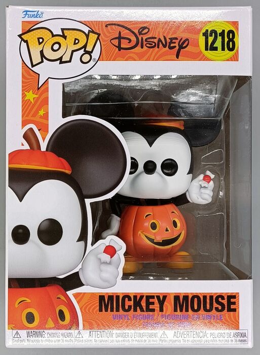 1218 Mickey Mouse (Trick or Treat) - Disney Halloween Funko POP - Brand New Funko
