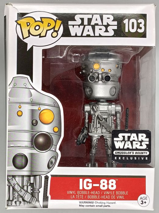 103 IG-88 - Star Wars - Smuggler's Bounty - Box Damaged Funko POP