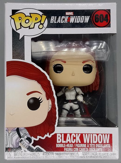 604 Black Widow (White) - Marvel Black Widow - Box Damaged Funko POP