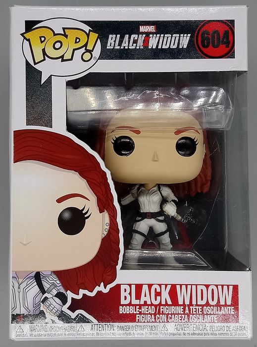 604 Black Widow (White) - Marvel Black Widow - Box Damaged Funko POP Funko
