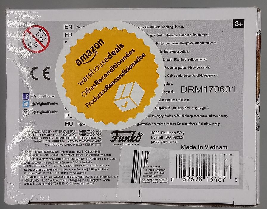 209 Cyborg - DC Justice League - Box Damaged Funko POP