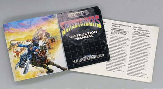 Sunset Riders for Sega MegaDrive Mega Drive - UK CIB Sega