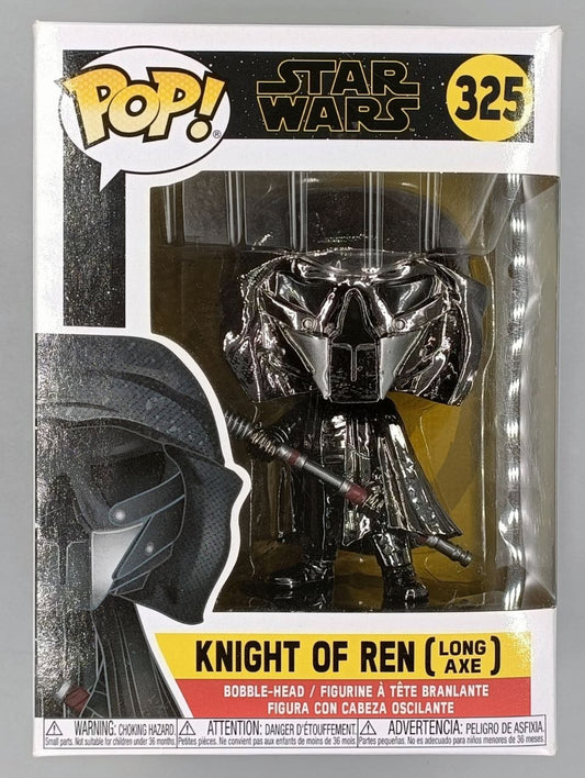 325 Knight of Ren (Long Axe- Hematite) Chrome Star Wars Funko POP