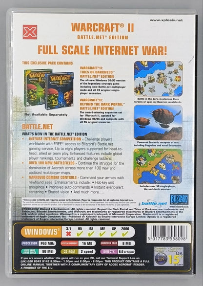 Warcraft 2: Battle Net Edition  for Windows PC MIcrosoft