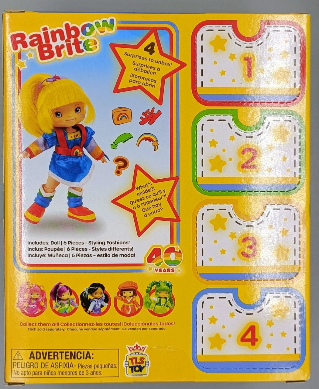 Rainbow Brite Fashion Doll Rainbow Brite 14 cm [New] FanofThings.co.uk